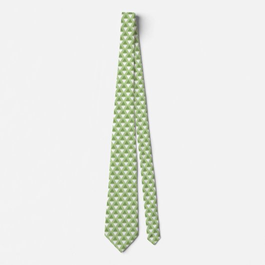 Cravate Motif simple vert pastel (Devant)