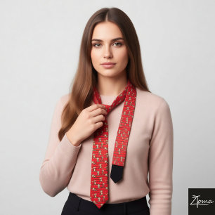 Cravate Motif Singe Malicieux