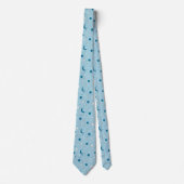 Cravate Motif Sky & Space bleu (Devant)