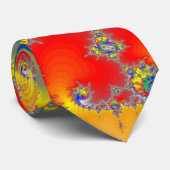 Cravate Motif spiral coloré (Roulé)