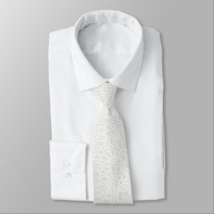 Cravate Motif subtil de galets abstraits