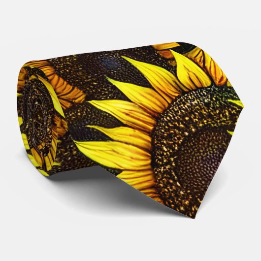 Cravate Motif Sunny Large (Roulé)