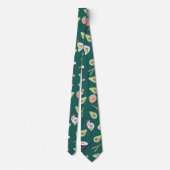 Cravate Motif Sushi vert mignon (Dos)