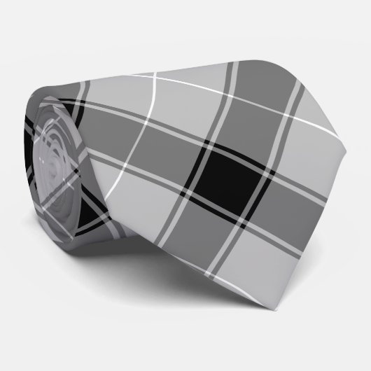 Cravate Motif Tartan (Roulé)