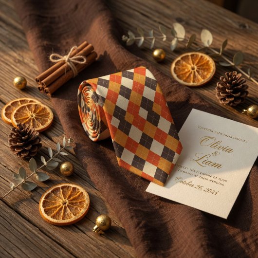 Cravate Motif Tartan