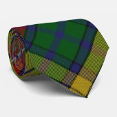 Cravate Motif Tartan Carreaux du Clan Buchanan (Roulé)