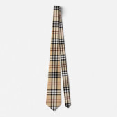 Cravate Motif Tartan Écossais (Devant)