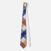 Cravate Motif Tartan multicolore (Devant)