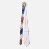 Cravate Motif Tartan multicolore (Dos)