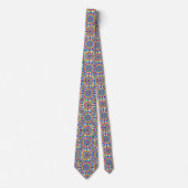 Cravate Motif Tie-Dye Psychédélique (Devant)