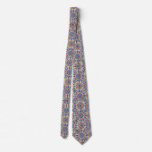 Cravate Motif Tie-Dye Psychédélique (Dos)