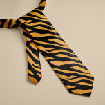 Cravate Motif Tiger Stripes<br><div class="desc">Cravate personnalisée d'impression de tigre</div>