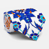 Cravate Motif traditionnel de tuile d'Azulejo de Portugais (Roulé)