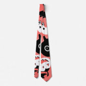 Cravate Motif transparent Halloween (Dos)