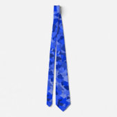 Cravate Motif Triangle Bleu (Dos)