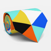 Cravate Motif triangle géométrique Abstrait (Roulé)