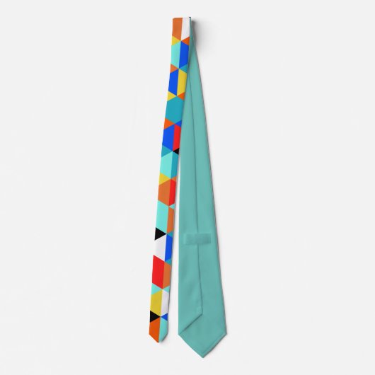 Cravate Motif triangle géométrique Abstrait (Dos)