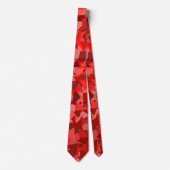 Cravate Motif Triangle Rouge (Devant)