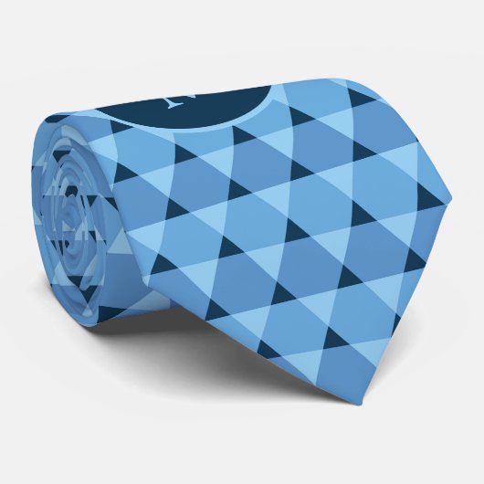 Cravate Motif triangles (Roulé)