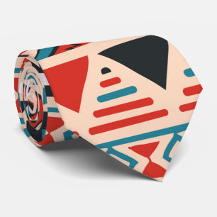 Cravate Motif tribal africain mignon