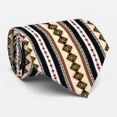 Cravate Motif tribal amérindien (Roulé)