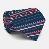 Cravate Motif tribal géométrique moderne (Roulé)
