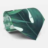 Cravate Motif tropical (Roulé)