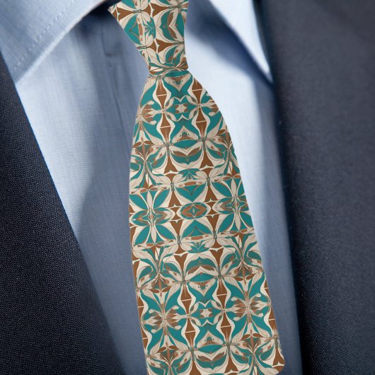 Cravate Motif Tropical