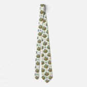 Cravate Motif tropical de paresse (Dos)