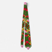 Cravate Motif tulipe mignon (Dos)
