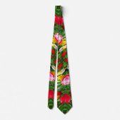 Cravate Motif tulipe mignon (Dos)