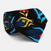 Cravate Motif turc de tulipe (Roulé)