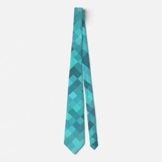 Cravate Motif turquoise (Devant)