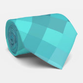 Cravate Motif turquoise (Roulé)