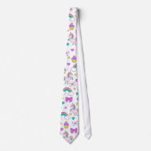 Cravate Motif Unicorn mignon (Devant)