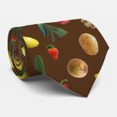 Cravate Motif végétal Agriculteurs Aliments pour imprimer (Roulé)