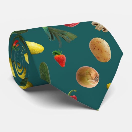 Cravate Motif végétal Agriculteurs Aliments pour imprimer (Roulé)