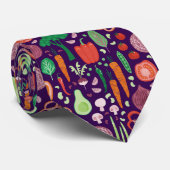 Cravate Motif végétal moderne amusant (Roulé)