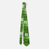 Cravate Motif vert (Dos)