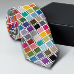 Cravate Motif vert Confetti rose Lime coloré<br><div class="desc">Un design branché et lumineux avec beaucoup de couleurs. Si vous devez ajuster l'illustration ou modifier la police,  vous pouvez cliquer sur la zone personnaliser. Cela vous mènera à l'outil de conception où vous pouvez effectuer de nombreux changements.</div>