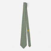 Cravate Motif vert moderne (Devant)