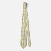 Cravate Motif Vert Olive (Devant)