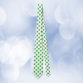 Cravate Motif vert pomme