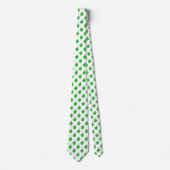 Cravate Motif vert pomme (Devant)