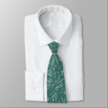 Cravate Motif vert Turquoise de l'Eucalyptus<br><div class="desc">Voici une cravate merveilleuse pour n'importe quelle occasion et un grand cadeau pour cet homme spécial de votre vie. Ce design présente un motif de feuillage à eucalyptus dans une variété de verdure, dont le vert sauge, sur un arrière - plan vert turquoise. Cela fera un grand cadeau de Noël,...</div>