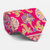 Cravate Motif vintage de broderie indienne (Roulé)