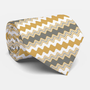 Cravate Motif Wavy multicolore