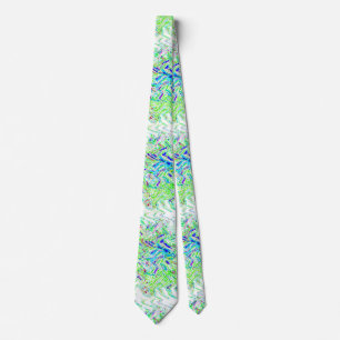 Cravate Motifs  Abstraits couleur vert clair 2023
