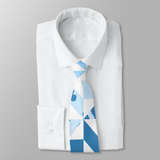 Cravate Motifs d'aquarelle (Attaché)