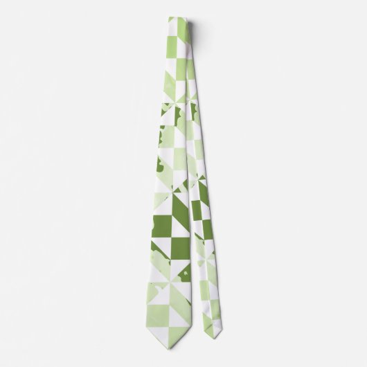 Cravate Motifs d'aquarelle 3 (Devant)